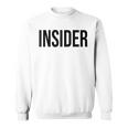 インサイダー スウェットシャツ