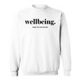 ウェルビーイング 既存に感謝 スウェットシャツ