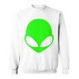 エイリアンヘッド グリーンフェイス ファニービリーブ Ufo ヒューマンコスチューム Edm 長袖tシャツ スウェットシャツ