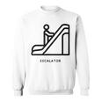 エスカレーター スウェットシャツ