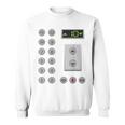 エレベーターボタン おもしろエレベーター スウェットシャツ