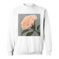 オリジナル現代アート「ピーチローズ」 スウェットシャツ