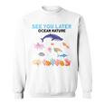 オーシャンネイチャー 未来の海洋生物学者 科学者 スウェットシャツ