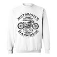 バックプリント オートバイ ファン シンプル バイカー エッジールック グラフィック スウェットシャツ