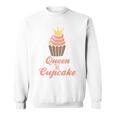 カップケーキの女王 長袖tシャツ スウェットシャツ