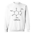カフェインシャツ 化学構造 分子化学 コーヒー スウェットシャツ