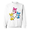 カワイイ・パンセクシュアル・プライド・フォックス 長袖tシャツ スウェットシャツ