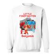キッズ 消防署の消防車 小さな消防士ベンジャミン スウェットシャツ