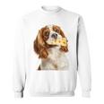 キャバリア・キング・チャールズ・スパニエル・チーズ・ドッグキャバリアー 長袖tシャツ スウェットシャツ