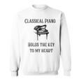 クラシックピアノ スウェットシャツ
