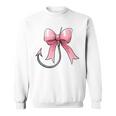 コケット ボウ 釣り フィッシャーフック ピンクリボン ママ 母の日 スウェットシャツ