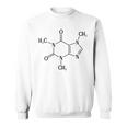 コーヒーカフェイン化学式 スウェットシャツ