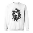 ゴシック フローラル アートワーク ゴス 美的 ローズ オルタナティブ フローラル スウェットシャツ