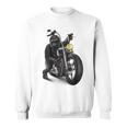 ゴリラ バイク バイカー スウェットシャツ