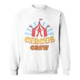 サーカスクルー–楽しいカラフルな大人&キッズグラフィックデザイン 長袖tシャツ スウェットシャツ