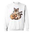 シャム猫ギタリスト ミーザー ギター奏者 スウェットシャツ