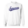 シラキュース ニューヨーク バーシティ スクリプト クラシック スポーツ ジャージスタイル スウェットシャツ