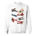 シングルエンジンプロペラ飛行機 スウェットシャツ