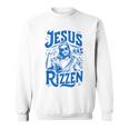 ジーザス・ハズ・リズン・ファニー・ジーザス・ミームリズ・ヤング・クリスチャン スウェットシャツ