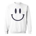 スマイリーフェイス キュート ポジティブ モチベーションアップ ハッピーススマイルフェイス スウェットシャツ