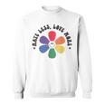 スマイル レインボー ハッピーフェイス 花 Lgbt ゲイ レズビアン プライド 月 スウェットシャツ