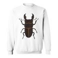 スマトラオオヒラタクワガタ _昆虫_クワガタ スウェットシャツ