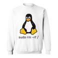 タックスlinuxペンギン-Sudorm-Rfコンピューターサイエンスコンピューター Tux Linux スウェットシャツ
