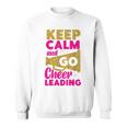 チア チアリーディング Keep Calm And Go チアリーディング スウェットシャツ