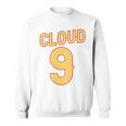 ナイス イエロー オレンジ クラウド 9 コスチューム 男女兼用 長袖tシャツ スウェットシャツ
