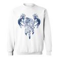 ネイティブアメリカン ココペリ クジラ ドリームキャッチャー 9 ファンファン ファン スウェットシャツ