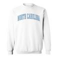 ノースカロライナ州ノースカロライナ州ヴィンテージアスレチックスポーツデザインブルースタイル スウェットシャツ