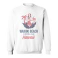 ハワイホノルルのワイキキビーチ スウェットシャツ