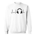 ハートビートヘッドホン スウェットシャツ