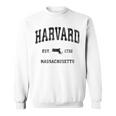ハーバード マサチューセッツ Ma ビンテージ アスレチック ブラックスポーツデザイン スウェットシャツ