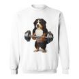 バーニーズマウンテンドッグ ウェイトリフティング フィットネスジム スウェットシャツ
