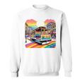 ビンテージ サンフランシスコ ケーブルカーf カストロ カリフォルニア Lgbtq 長袖tシャツ スウェットシャツ