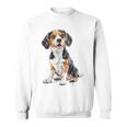 ビーグル 犬 モチーフ ペット イラスト ビーグル スウェットシャツ