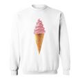 ピンク ソフトサーブ ストロベリー アイスクリーム コーン スウェットシャツ