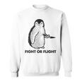 ファイト・オア・フライト・ファニー・ペンギン・パンク スウェットシャツ