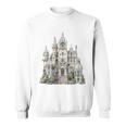 ファンタジーゴシックヴィクトリア朝の城 長袖tシャツ スウェットシャツ
