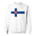 フィンランドtシャツ、フィンランド国旗、フィンランドの地図 メンズレディースキッズ スウェットシャツ