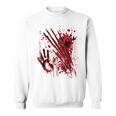 ブラッドシャツ ブラッディスプラッター ハロウィン 血 ステンド グラフィック スウェットシャツ