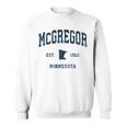 マクレガー ミネソタ Mn ヴィンテージ アスレチック ネイビー スポーツデザイン 長袖tシャツ スウェットシャツ