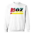 モザンビークデザイン。国旗付きモザンビーク衣装 Moz スウェットシャツ