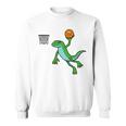 ヤモリ バスケットボール ホビー スポーツ 爬虫類 長袖tシャツ スウェットシャツ