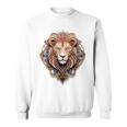ライオン 動物 彫刻 動物園 抽象芸術 絵画 ライオン スウェットシャツ