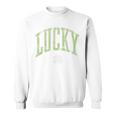 ラッキーシャムロック 四つ葉クローバー スウェットシャツ