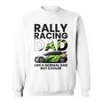 メンズ ラリーレース 父 ファニー ラリーカー レーシング お父さん スウェットシャツ