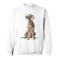 ワイマラナー 犬 グラフィック ペット イラスト ワイマラナー スウェットシャツ