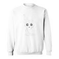 不気味 かわいい ウサギ ウサギ アルト ゴス グランジ ホラー 美学 長袖tシャツ スウェットシャツ